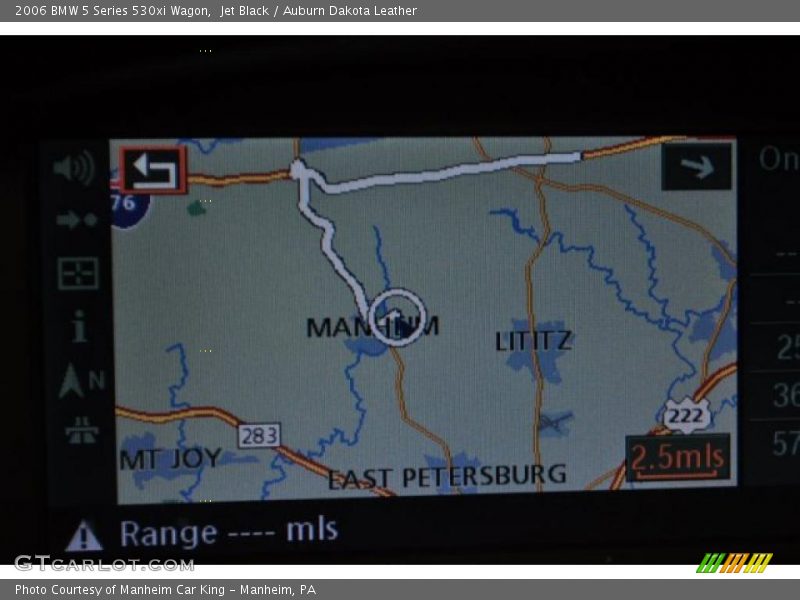 Jet Black / Auburn Dakota Leather 2006 BMW 5 Series 530xi Wagon
