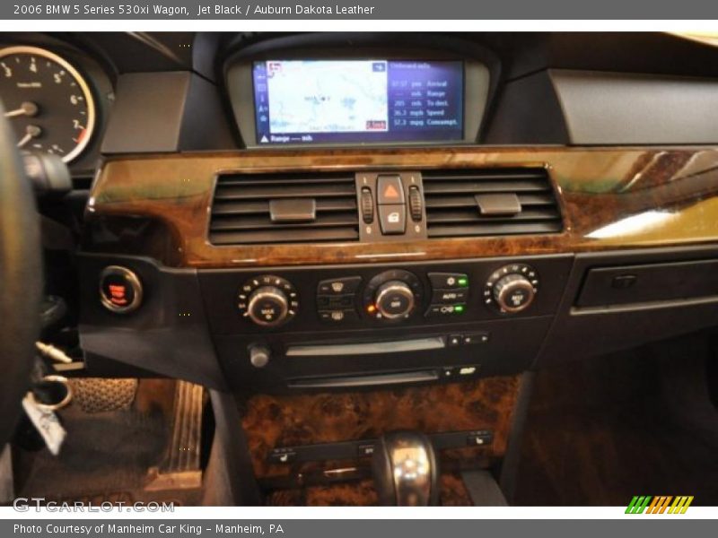 Jet Black / Auburn Dakota Leather 2006 BMW 5 Series 530xi Wagon