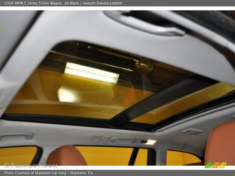 Jet Black / Auburn Dakota Leather 2006 BMW 5 Series 530xi Wagon