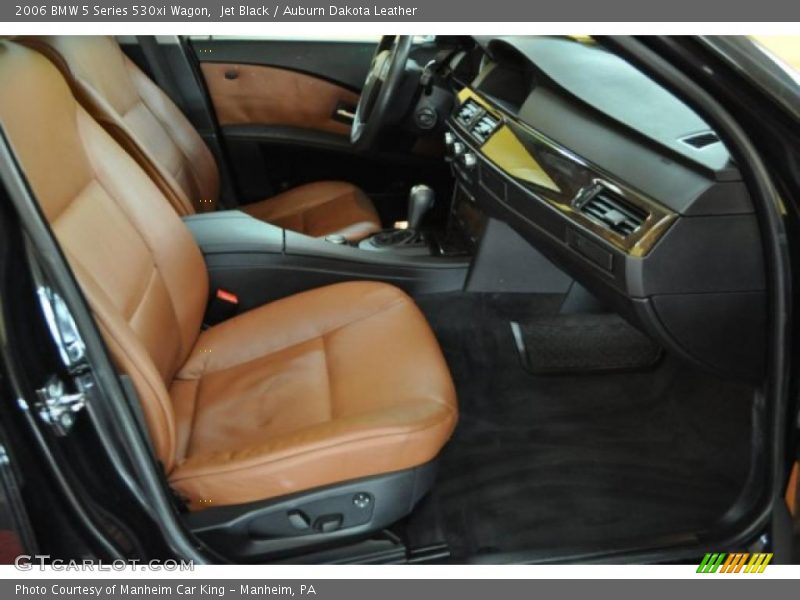 Jet Black / Auburn Dakota Leather 2006 BMW 5 Series 530xi Wagon
