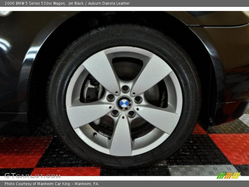 Jet Black / Auburn Dakota Leather 2006 BMW 5 Series 530xi Wagon