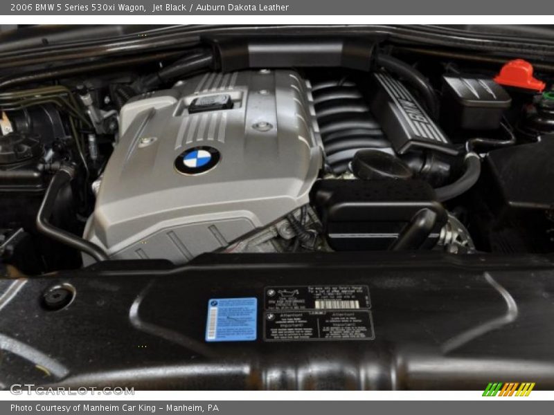 Jet Black / Auburn Dakota Leather 2006 BMW 5 Series 530xi Wagon