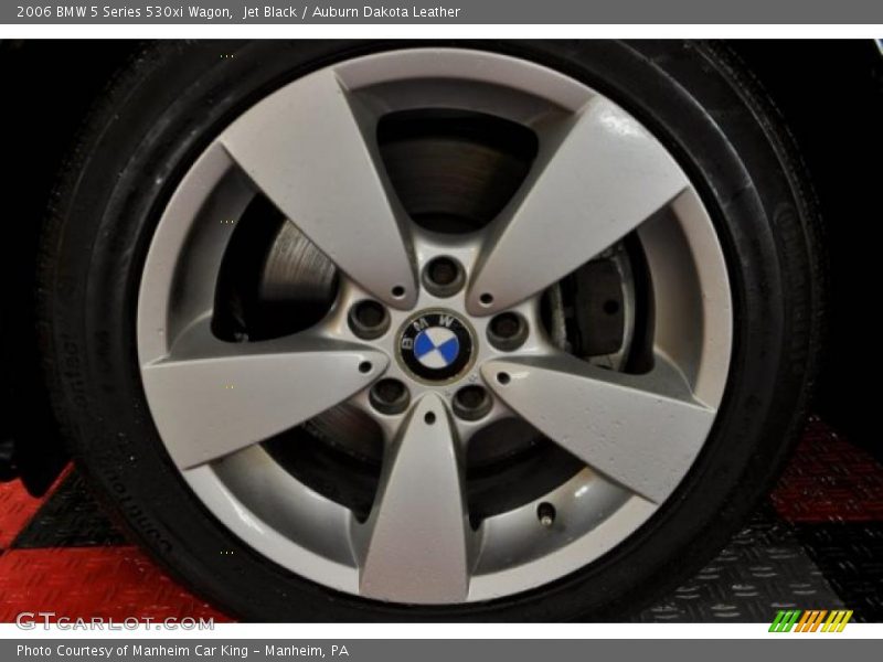 Jet Black / Auburn Dakota Leather 2006 BMW 5 Series 530xi Wagon