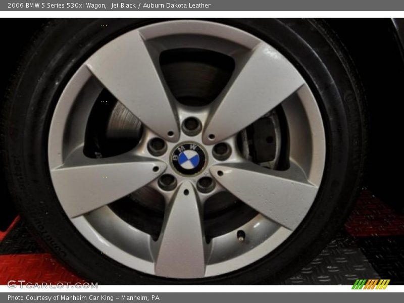 Jet Black / Auburn Dakota Leather 2006 BMW 5 Series 530xi Wagon