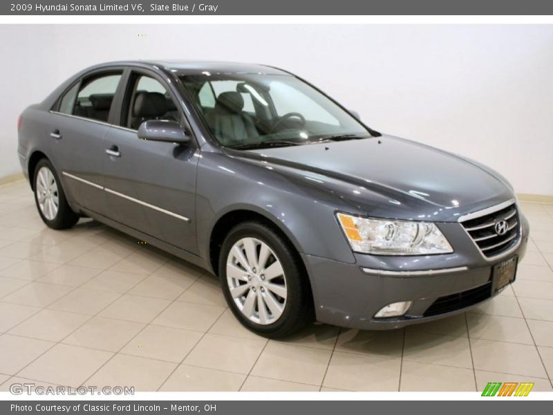 Slate Blue / Gray 2009 Hyundai Sonata Limited V6