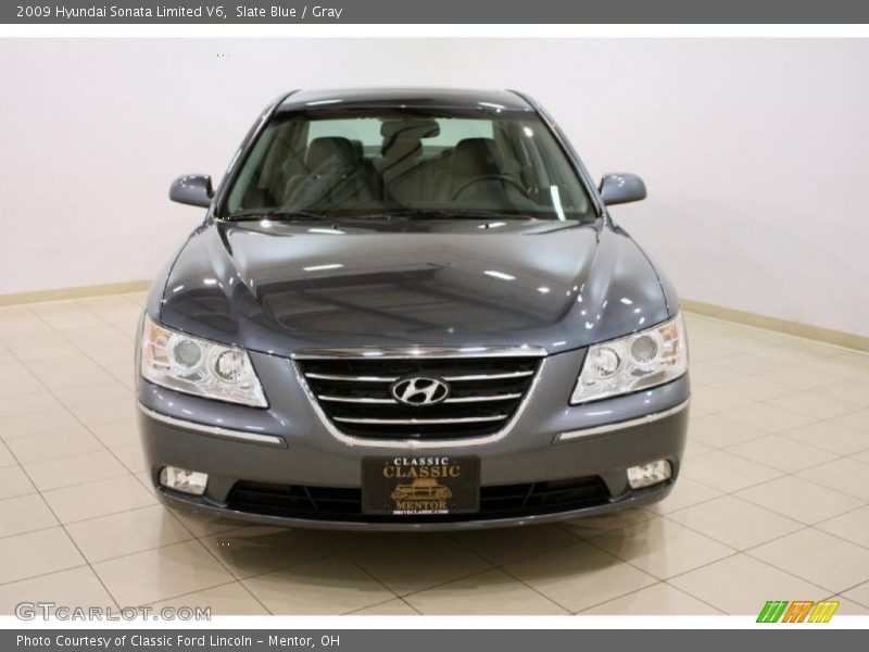 Slate Blue / Gray 2009 Hyundai Sonata Limited V6