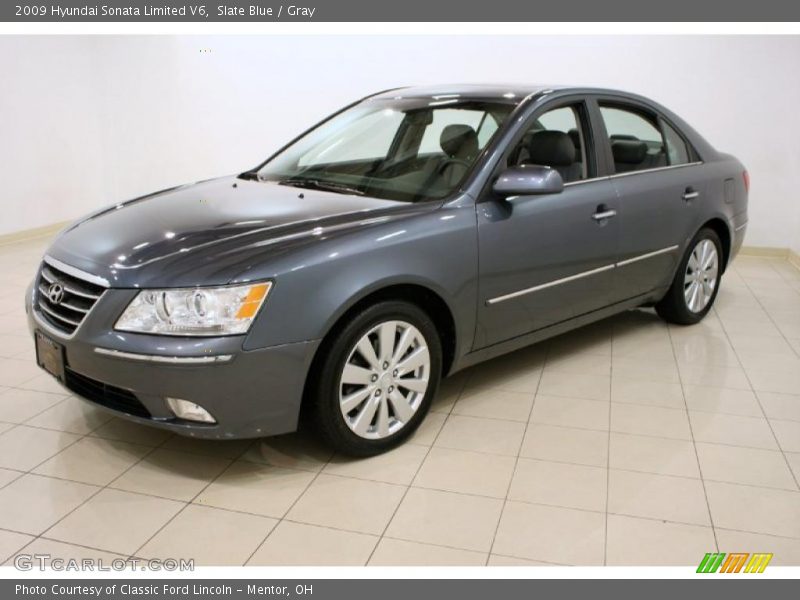 Slate Blue / Gray 2009 Hyundai Sonata Limited V6