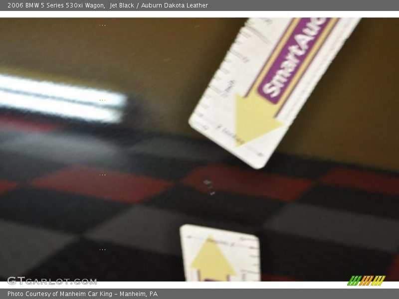 Jet Black / Auburn Dakota Leather 2006 BMW 5 Series 530xi Wagon