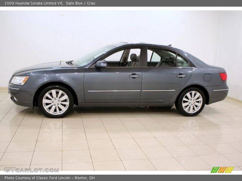 Slate Blue / Gray 2009 Hyundai Sonata Limited V6