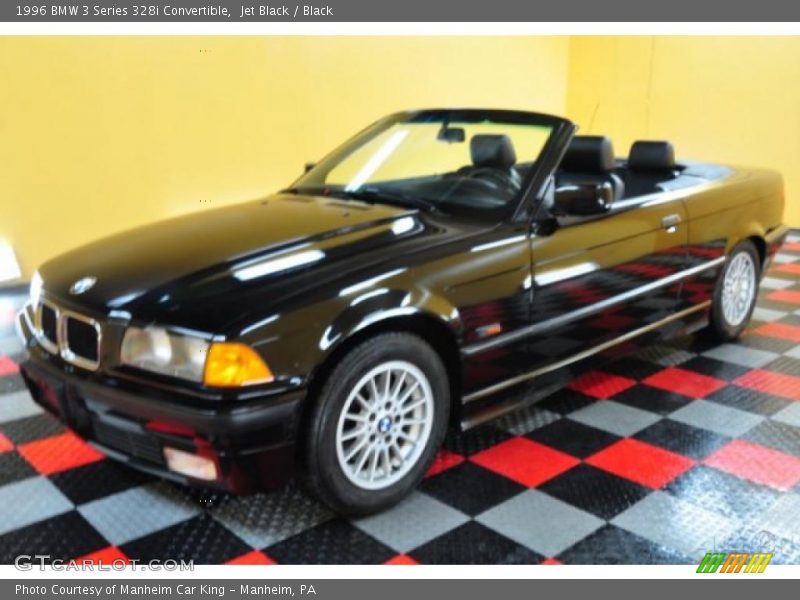Jet Black / Black 1996 BMW 3 Series 328i Convertible