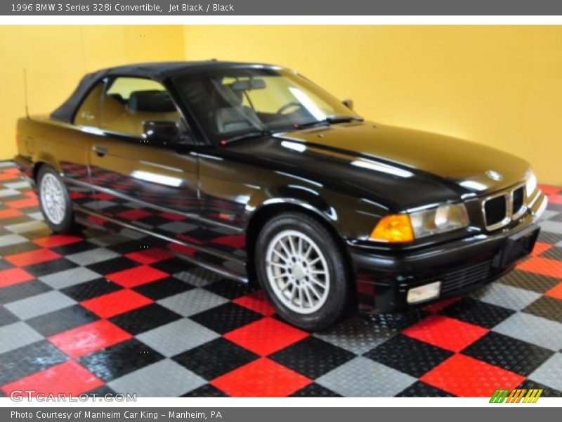 Jet Black / Black 1996 BMW 3 Series 328i Convertible