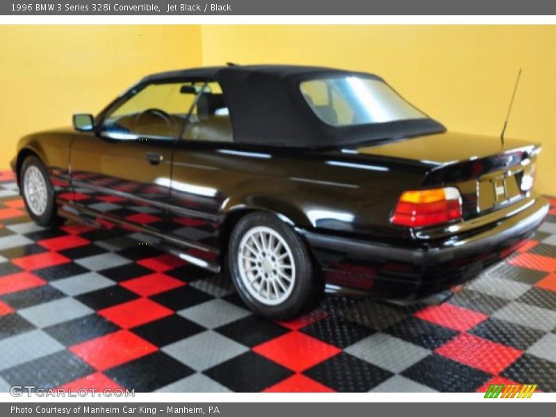 Jet Black / Black 1996 BMW 3 Series 328i Convertible