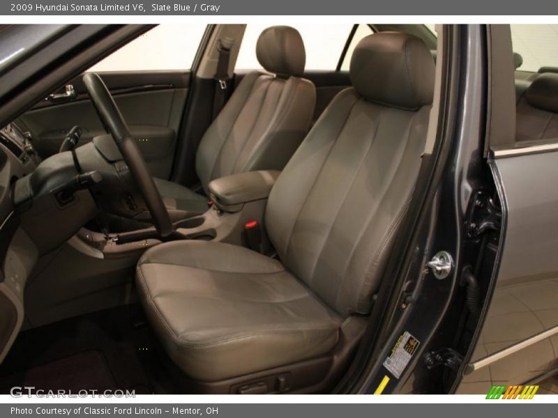 Slate Blue / Gray 2009 Hyundai Sonata Limited V6