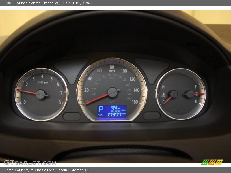 Slate Blue / Gray 2009 Hyundai Sonata Limited V6