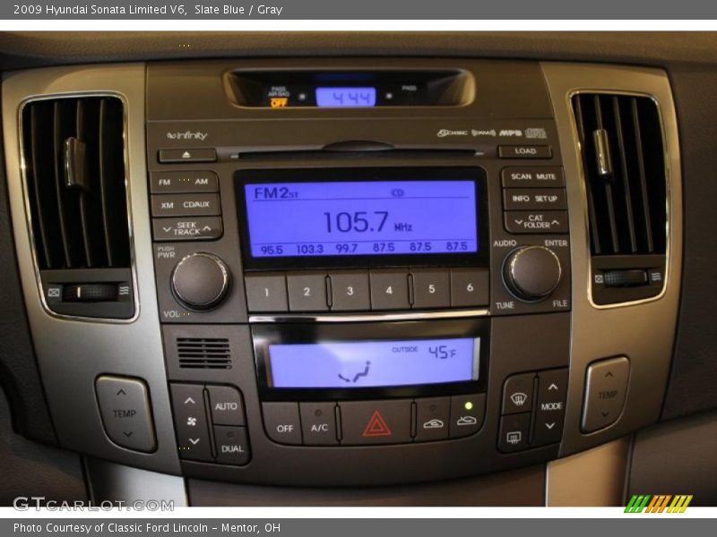 Slate Blue / Gray 2009 Hyundai Sonata Limited V6