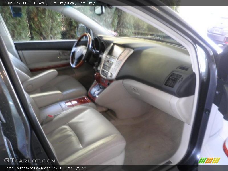 Flint Gray Mica / Light Gray 2005 Lexus RX 330 AWD