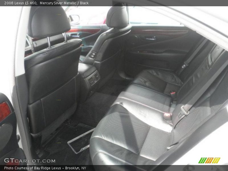 Mercury Silver Metallic / Black 2008 Lexus LS 460