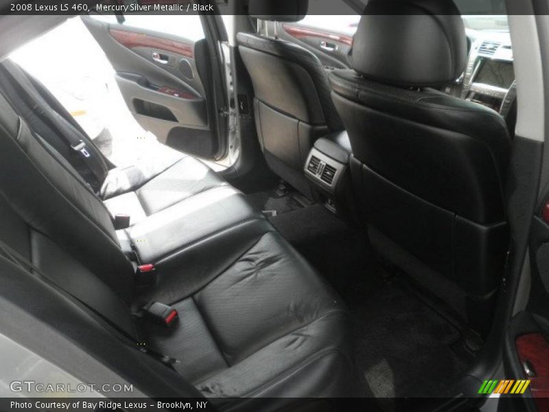 Mercury Silver Metallic / Black 2008 Lexus LS 460