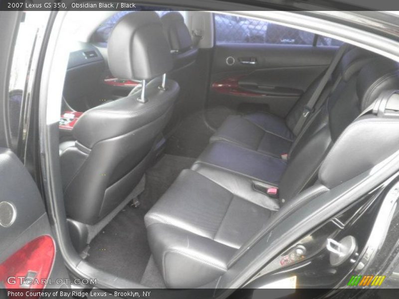 Obsidian Black / Black 2007 Lexus GS 350