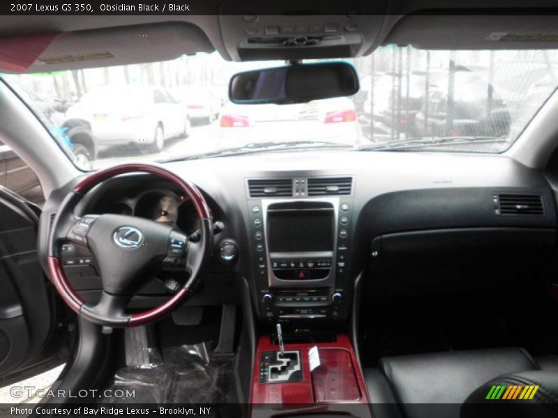 Obsidian Black / Black 2007 Lexus GS 350