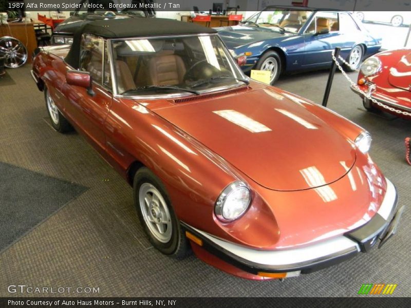  1987 Spider Veloce Bordeaux Metallic