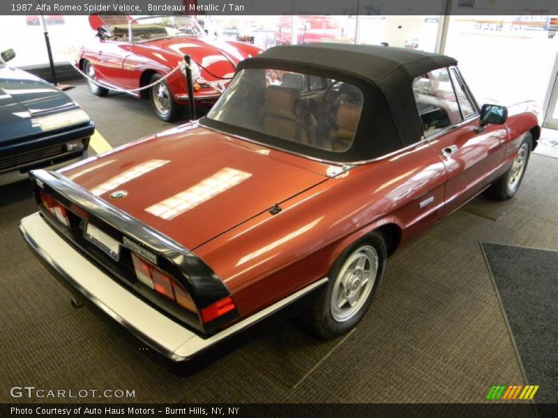  1987 Spider Veloce Bordeaux Metallic