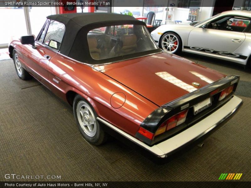  1987 Spider Veloce Bordeaux Metallic