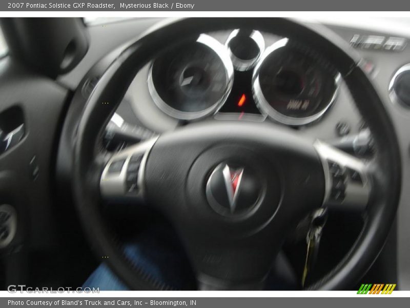 Mysterious Black / Ebony 2007 Pontiac Solstice GXP Roadster
