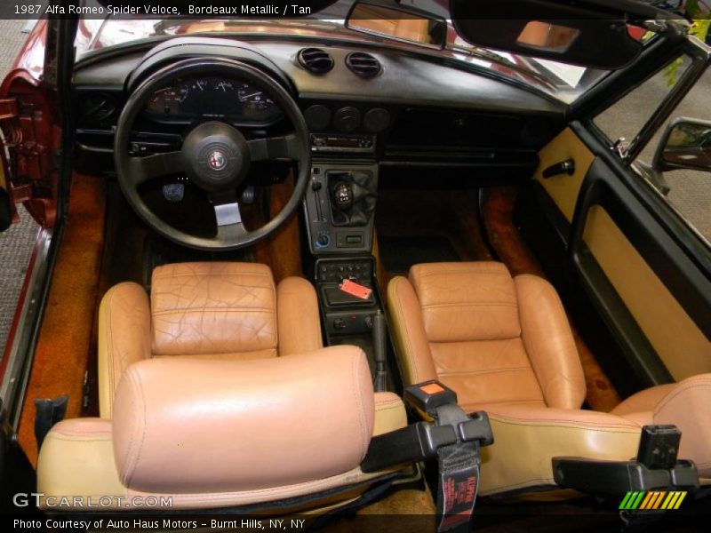 Tan Interior - 1987 Spider Veloce 