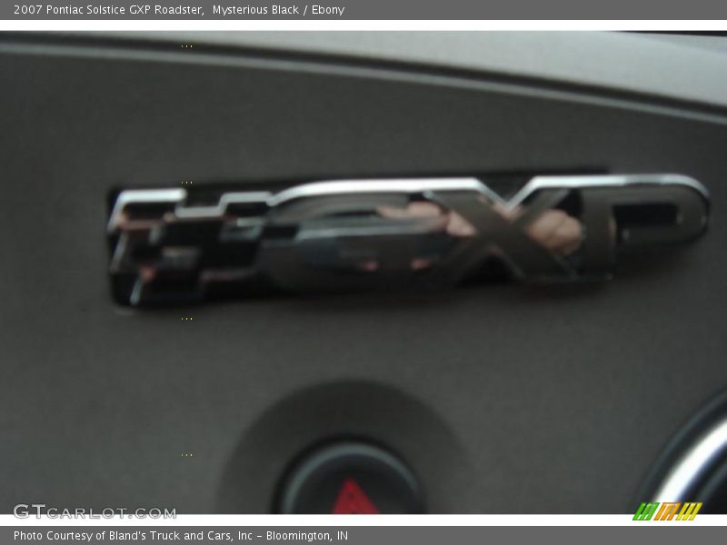 Mysterious Black / Ebony 2007 Pontiac Solstice GXP Roadster