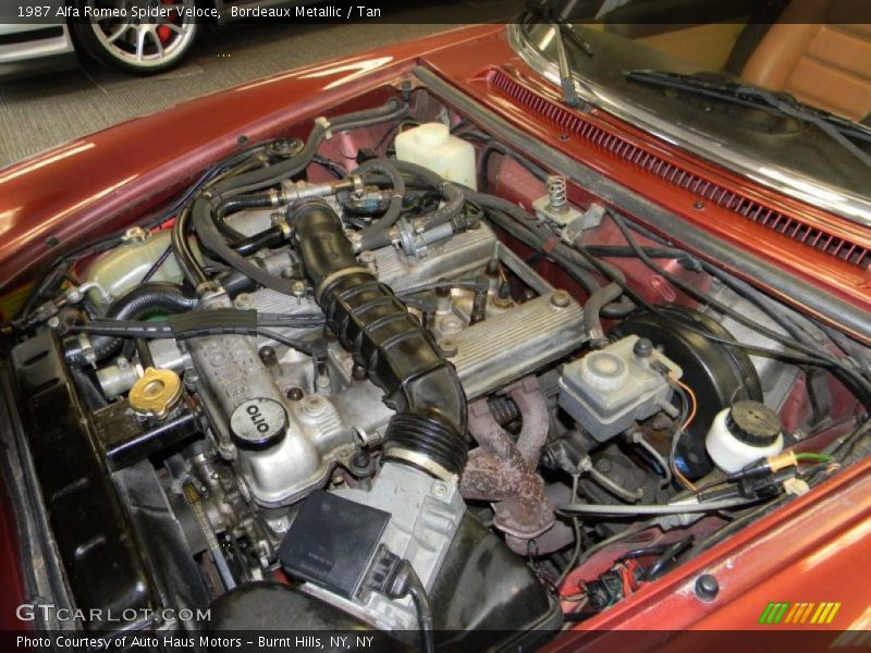  1987 Spider Veloce Engine - 2.0L DOHC Fuel Injected Inline 4 Cylinder