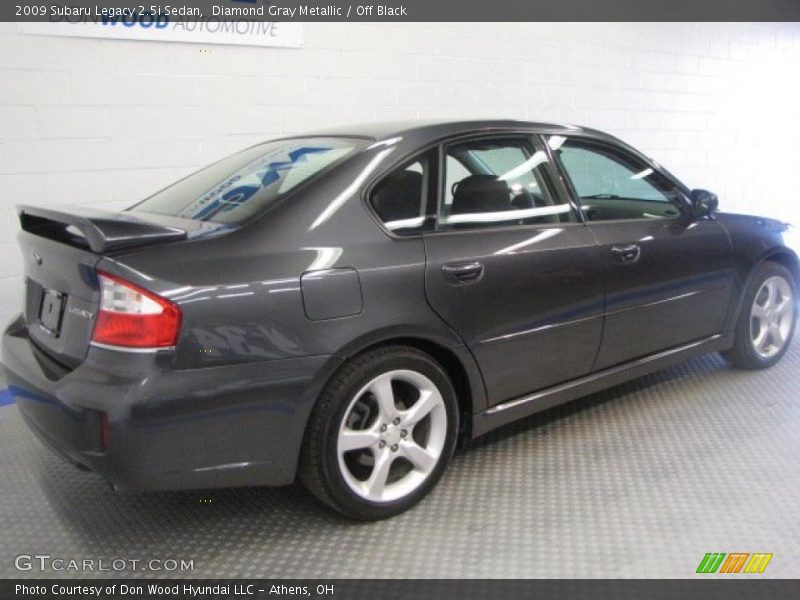 Diamond Gray Metallic / Off Black 2009 Subaru Legacy 2.5i Sedan