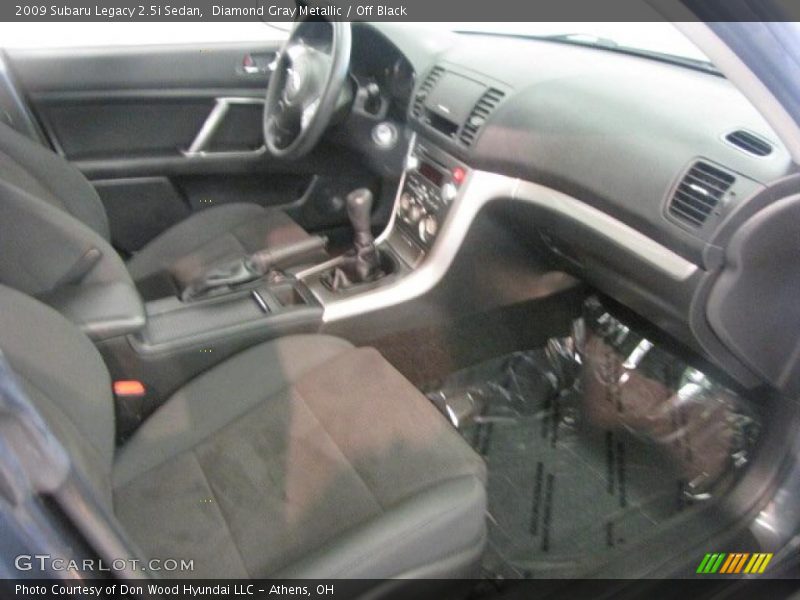 Diamond Gray Metallic / Off Black 2009 Subaru Legacy 2.5i Sedan