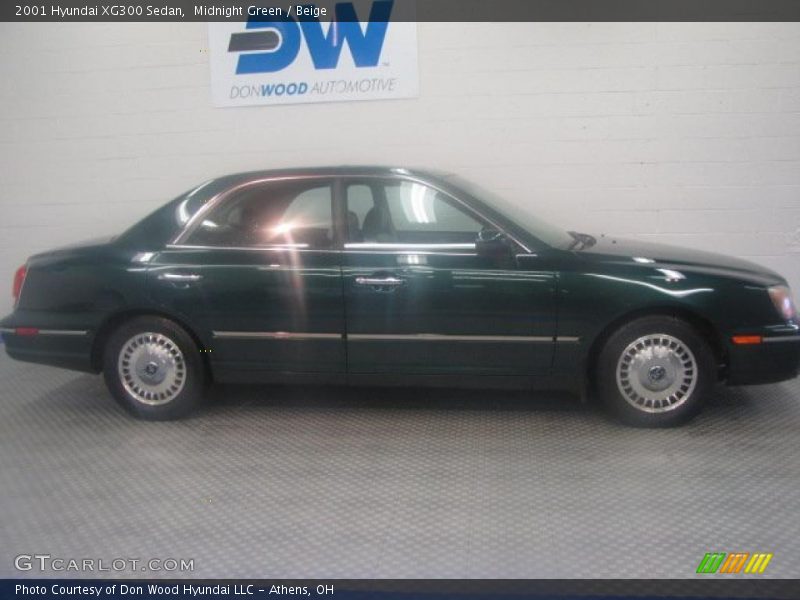 Midnight Green / Beige 2001 Hyundai XG300 Sedan