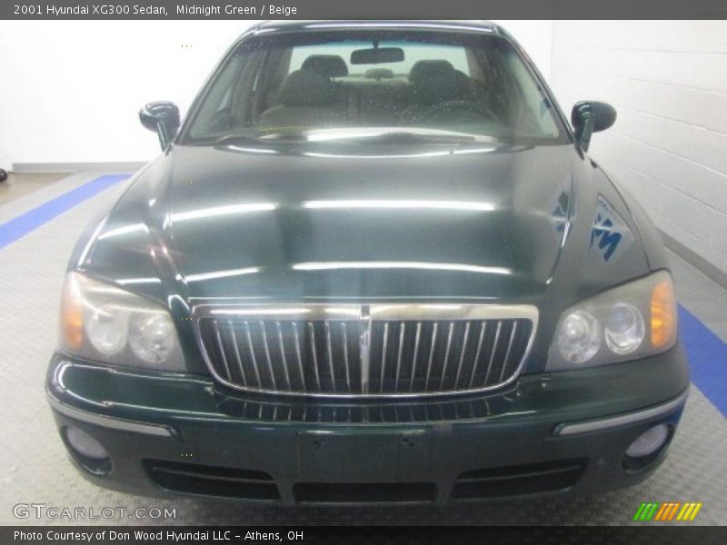 Midnight Green / Beige 2001 Hyundai XG300 Sedan