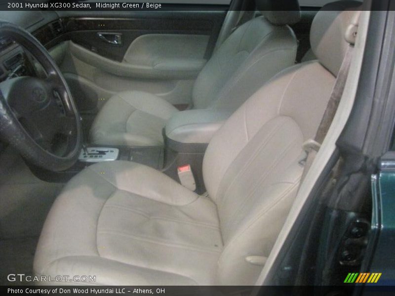 Midnight Green / Beige 2001 Hyundai XG300 Sedan