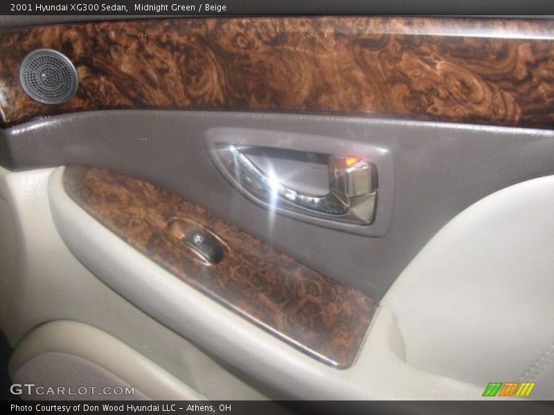Midnight Green / Beige 2001 Hyundai XG300 Sedan