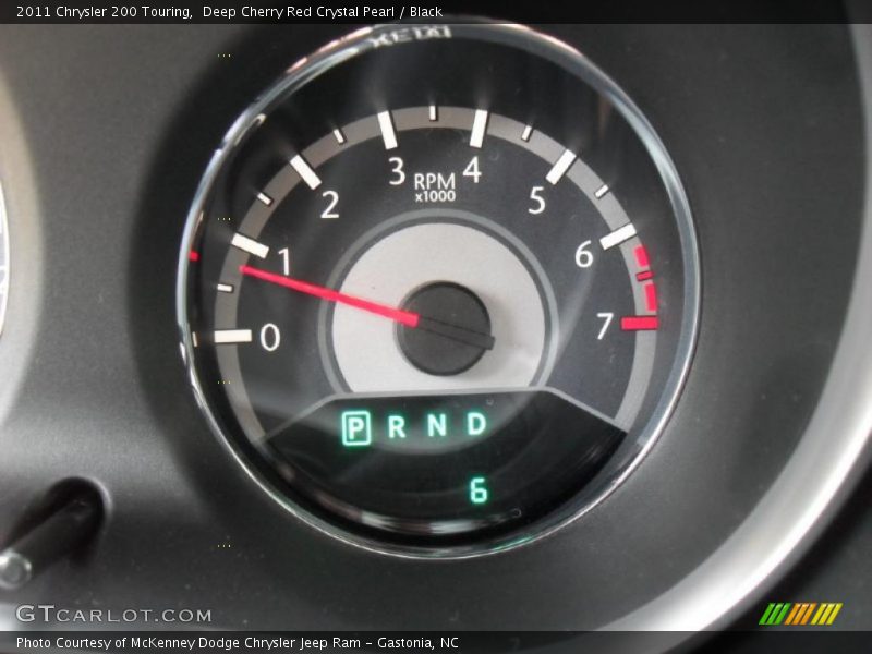 Deep Cherry Red Crystal Pearl / Black 2011 Chrysler 200 Touring