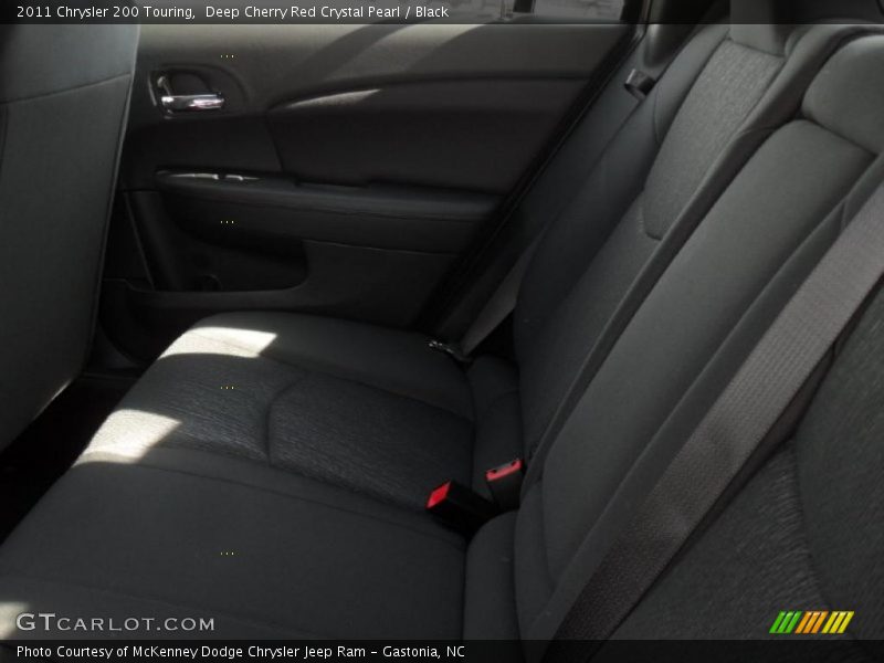 Deep Cherry Red Crystal Pearl / Black 2011 Chrysler 200 Touring