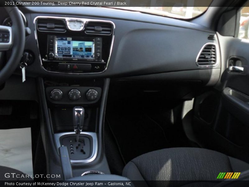 Deep Cherry Red Crystal Pearl / Black 2011 Chrysler 200 Touring