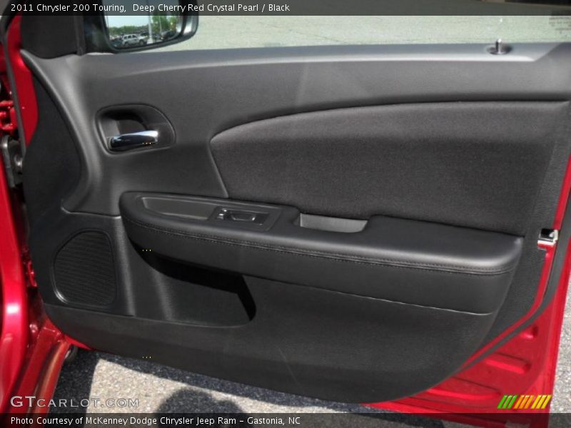 Deep Cherry Red Crystal Pearl / Black 2011 Chrysler 200 Touring