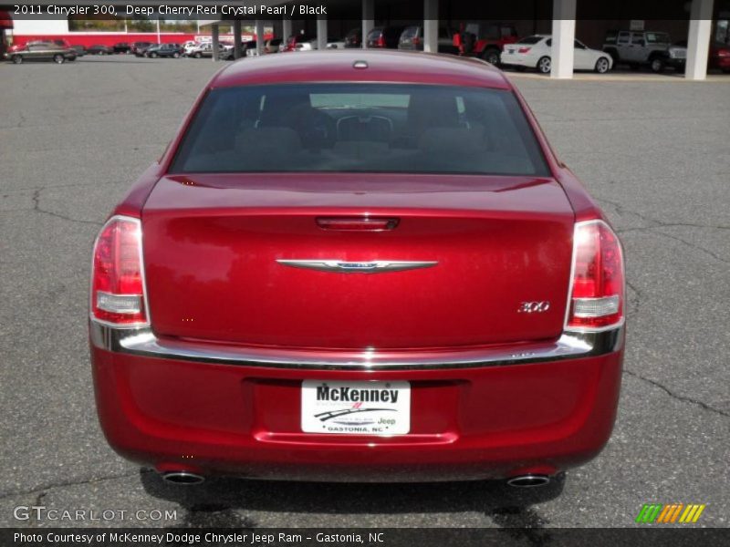 Deep Cherry Red Crystal Pearl / Black 2011 Chrysler 300