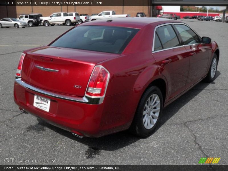 Deep Cherry Red Crystal Pearl / Black 2011 Chrysler 300