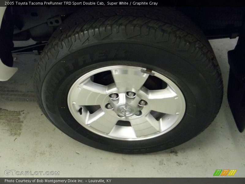 Super White / Graphite Gray 2005 Toyota Tacoma PreRunner TRD Sport Double Cab