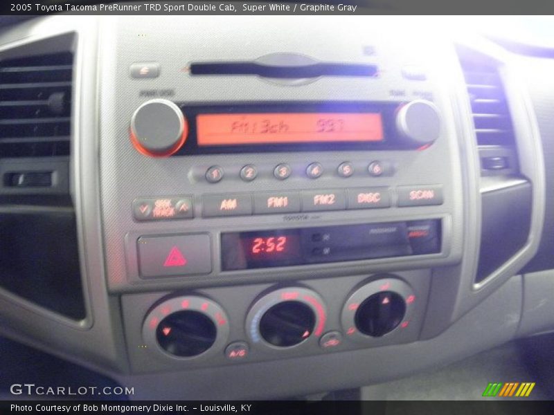 Super White / Graphite Gray 2005 Toyota Tacoma PreRunner TRD Sport Double Cab