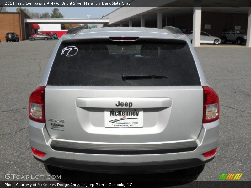 Bright Silver Metallic / Dark Slate Gray 2011 Jeep Compass 2.4 4x4