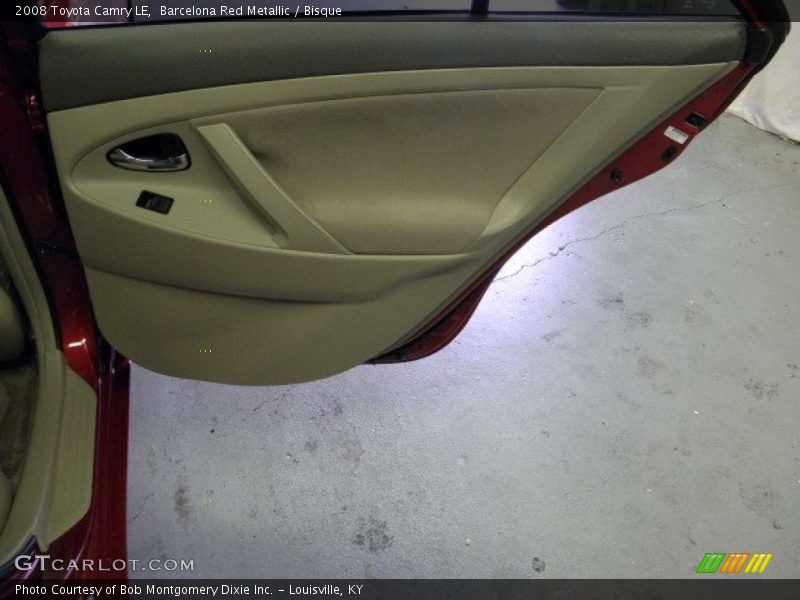 Barcelona Red Metallic / Bisque 2008 Toyota Camry LE