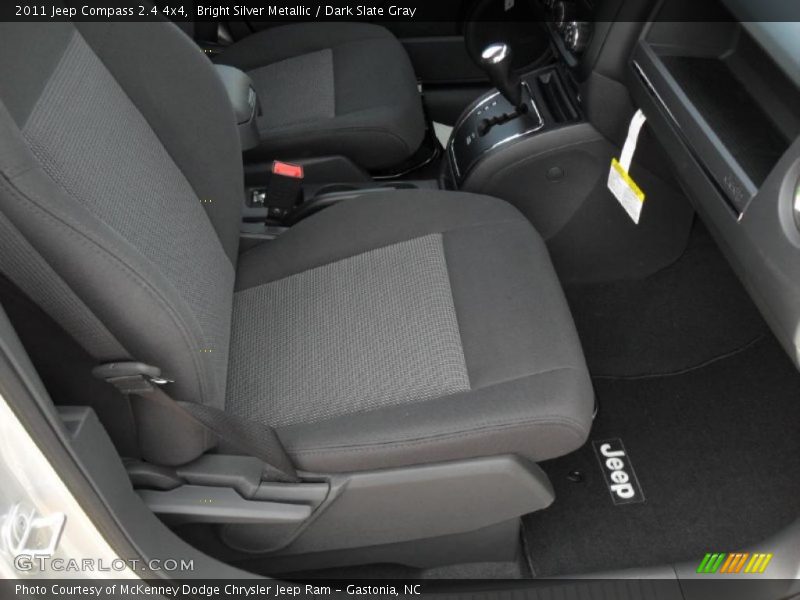 Bright Silver Metallic / Dark Slate Gray 2011 Jeep Compass 2.4 4x4