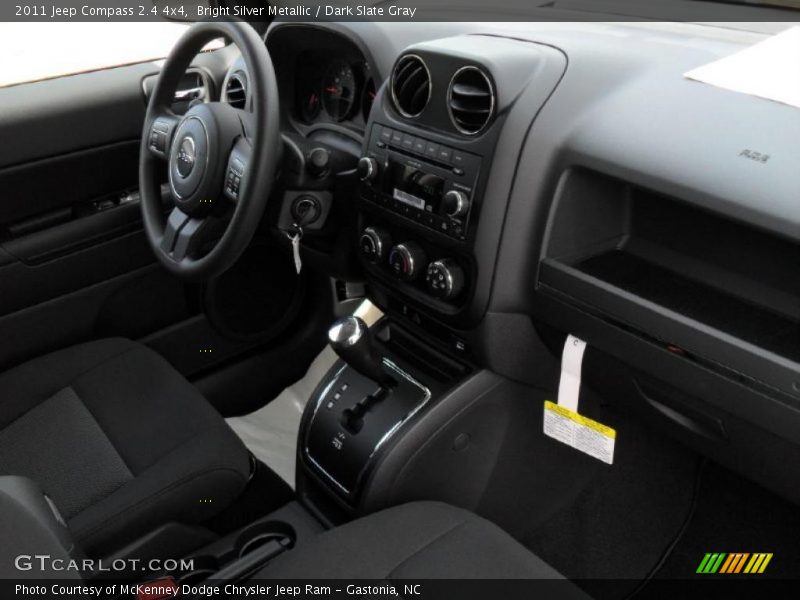 Bright Silver Metallic / Dark Slate Gray 2011 Jeep Compass 2.4 4x4