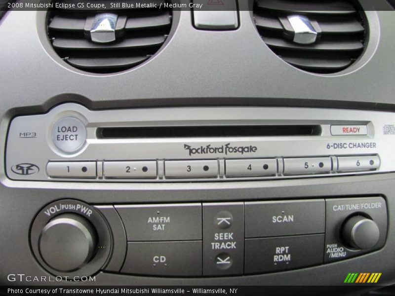 Controls of 2008 Eclipse GS Coupe